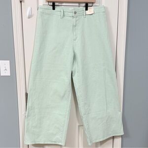 Universal Thread Women's High-Rise Sailor Wide Leg Ankle Jeans Y2K Cocktail